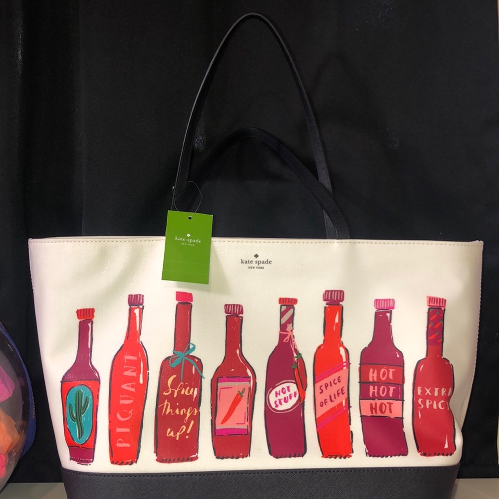 SOLD ✨Kate Spade Hot Sauce Tote BNWT 🌶